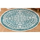 thumbnail image 2 of Alfombra de Lino Redonda, 2 of 2