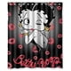 thumbnail image 1 of Cortina de ducha Betty Boop, juego de cortinas de baño con ganchos, tamaño 60 x 72 pulgadas, 1 of 3