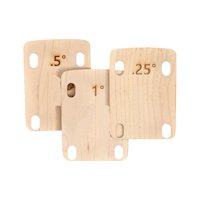 Bothyi - 3 Juntas De Placa De Cuello De Guitarra, Piezas De Repuesto, Elevación De Placa De Cuello Para Bajo