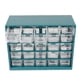thumbnail image 4 of Caja De Almacenamiento De 25 Piezas De Cajón Caja De Herramientas De Garaje Para El Hogar Tornillos Gabinete Para Manualidades Verde, 4 of 5