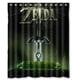 thumbnail image 1 of Cortina de ducha con diseño de la leyenda de Zelda Skyward, juego de cortinas de baño con ganchos, tamaño 66 x 72 pulgadas, 1 of 3