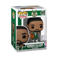 ¡Funko Pop! Figura De Vinilo De Damian Lillard De Los Nba Bucks, 10 Cm