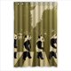 thumbnail image 1 of Cortina de ducha con diseño de pandas y ganchos, 48 x 72 pulgadas, 1 of 3