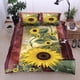thumbnail image 1 of Beautiful Sunflower Quilt Duvet Cover Set Home Textiles Queen Pillowcase Soft3-Piece Bedding Set, 1 of 5