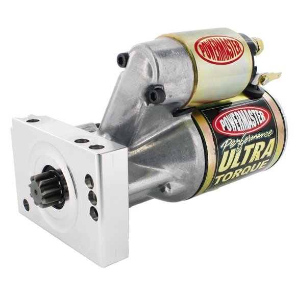 Arrancador Powermaster 4,4:1 para Chevy V8 con acabado dorado