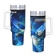 thumbnail image 4 of Mega Man Vaso aislado de acero inoxidable con asa, diseño temático, regalo para familia, amigos y fans; incluye pajita y encaja en el portavasos estándar, 40 oz, 4 of 6