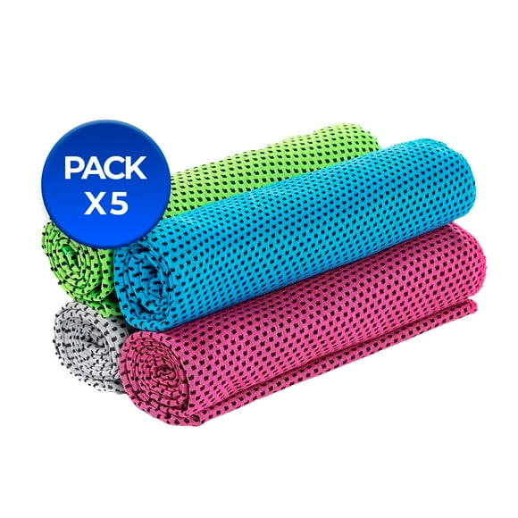 Pack 5x Toalla Deportiva Multiuso