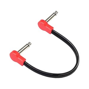Bothyi - Cable De Conexión Para Guitarra, Pedal De Efectos De Bajo, Cable De Conexión Ts, Cable De Pedal De Efecto, 20 Cm, Rojo B