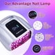 thumbnail image 4 of Lámpara de uñas UV LED Purtato Professional recargable 96W, 4 of 9