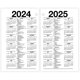 thumbnail image 2 of Recarga de calendario de escritorio AT-A-GLANCE 2025 para uso diario, 9 cm x 15 cm, 2 of 4