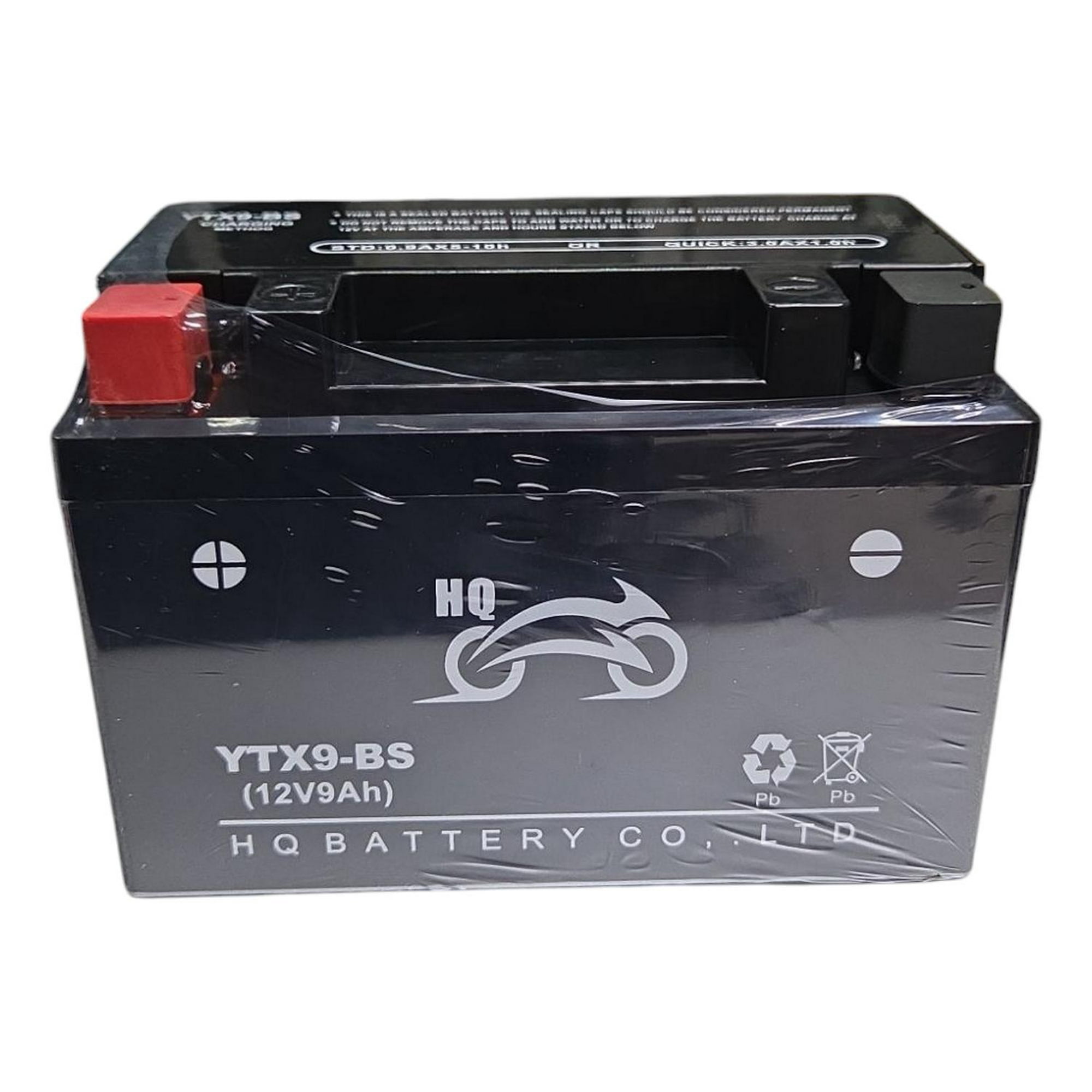 Genérico - Batería De Gel Para Moto Ytx9 / Htx9 / Btx9 / Ftx9 Negro