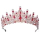 thumbnail image 5 of Tiara De Cumpleaños, Accesorios Para El Cabello, Joyería Para El Cabello, Corona Nupcial Para Niñas, Color Rojo, 5 of 5