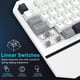 thumbnail image 4 of Teclado mecánico gamer Redragon K558, retroiluminado, 104 teclas, 4 of 8