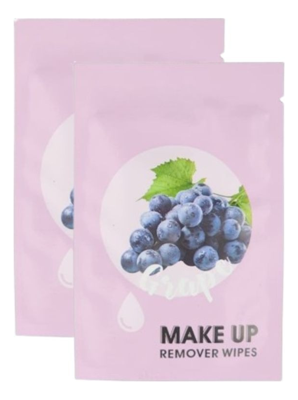 Genérico - Toallitas Desmaquillante Facial Limpieza Hidratación Uva Lau