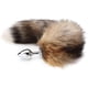 thumbnail image 2 of Plug Anal Cola de Zorro Acero Inoxidable Café Talla M, 2 of 2