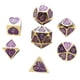 thumbnail image 3 of Juego De Dados Poliédricos De Metal De 7 Piezas D4 D6 D8 D10 D12 D20 Juego De Rol D, 3 of 5