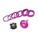 thumbnail image 5 of Espaciadores de Auriculares para Bicicleta, Espaciadores de Vástago, Ligeros, Portátiles, Arandelas, Piezas de Reparación, Aleación de Aluminio, Herra Púrpura, 5 of 5