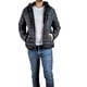 thumbnail image 5 of Parka Chaqueta Hombre Frisada Gorro Cierre Negro 919, 5 of 6
