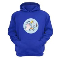 Genérico - Polerón Canguro Elefante Dibujos Animados Azul Talla S Unisex