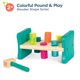 thumbnail image 5 of Clasificador de formas de madera Pounding Bench B. juguetes para niños mayores de 2 años, 5 of 6