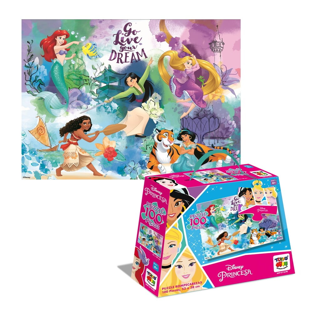Puzzle 100 Piezas Princesas | Lider