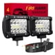 thumbnail image 1 of Barra de luz LED Firehawk 10 cm 30 000 lm (paquete de 2), 1 of 6
