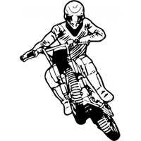 Rienda Libre Graphics - Decomural Dirt Bike Racer Motorsport Motorbike Ws-35489