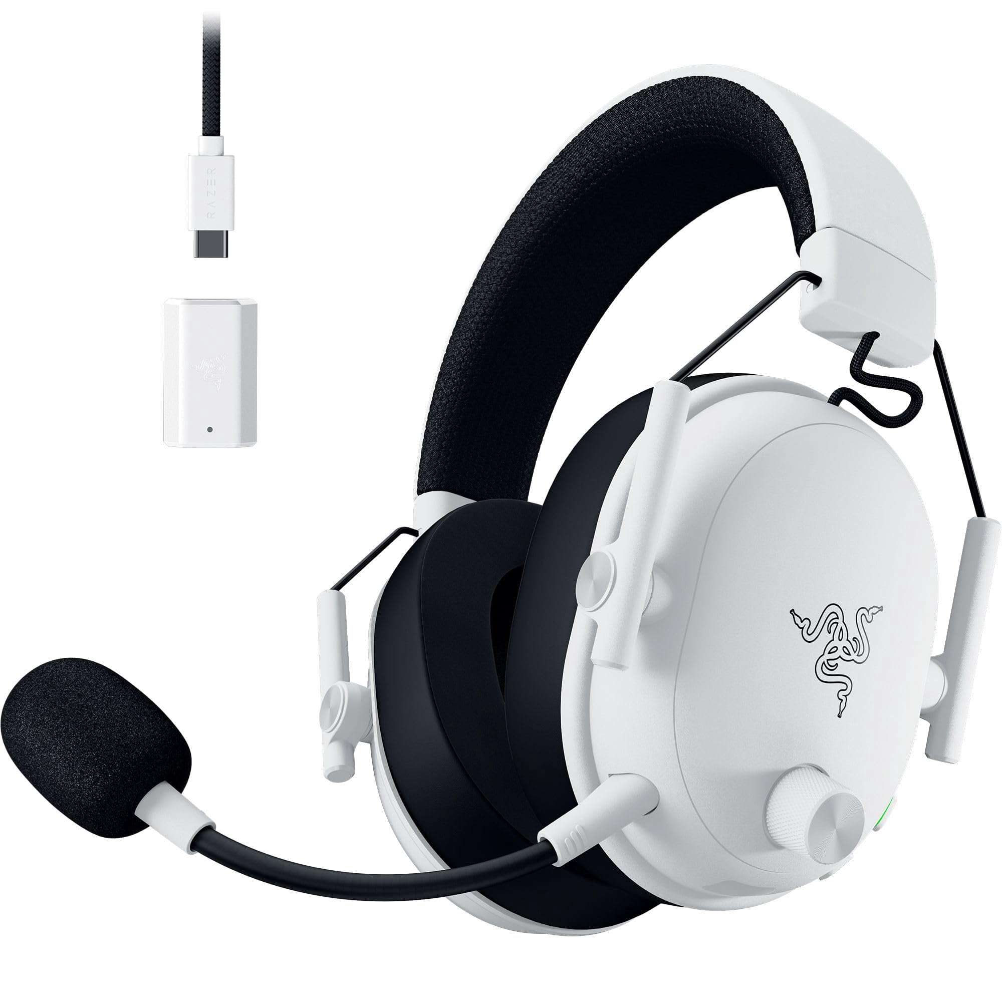 Auriculares Inalámbricos Para Juegos Razer Blackshark V3 Para Pc, Color Blanco