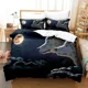 thumbnail image 1 of x1037 Bed SheetsWolf Cute Animal Bedding Set ing Kids Adult Luxury Gift Polyester Duvet Cover Home Textiles Full Twin Size 3-Piece Bedding Set (1 Duvet Cover + 2 Pillow Shams) nj1037, 1 of 5