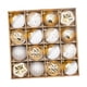 thumbnail image 1 of 16x Bolas De Navidad Adornos Para Aniversario Guirnalda Decoraciones A?o Nuevo Oro Blanco, 1 of 5