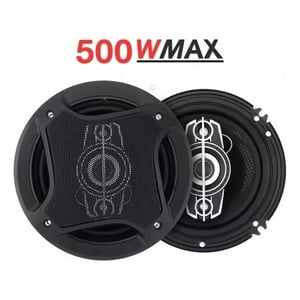 Genérico - Parlantes De Auto Pcinener Ts-1672 500W De Poder Color Negro