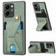 thumbnail image 1 of Funda Resistente para Honor 80 SE con Tarjetero y Soporte, Diseño Magnético Verde, 1 of 5