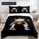 thumbnail image 1 of 3D Print Fashion Cartoon SML Jeffy Bedding Set Boys Girls Twin Queen King Size Duvet Cover Pillowcase Bed boys Adult Bedroom, 1 of 5