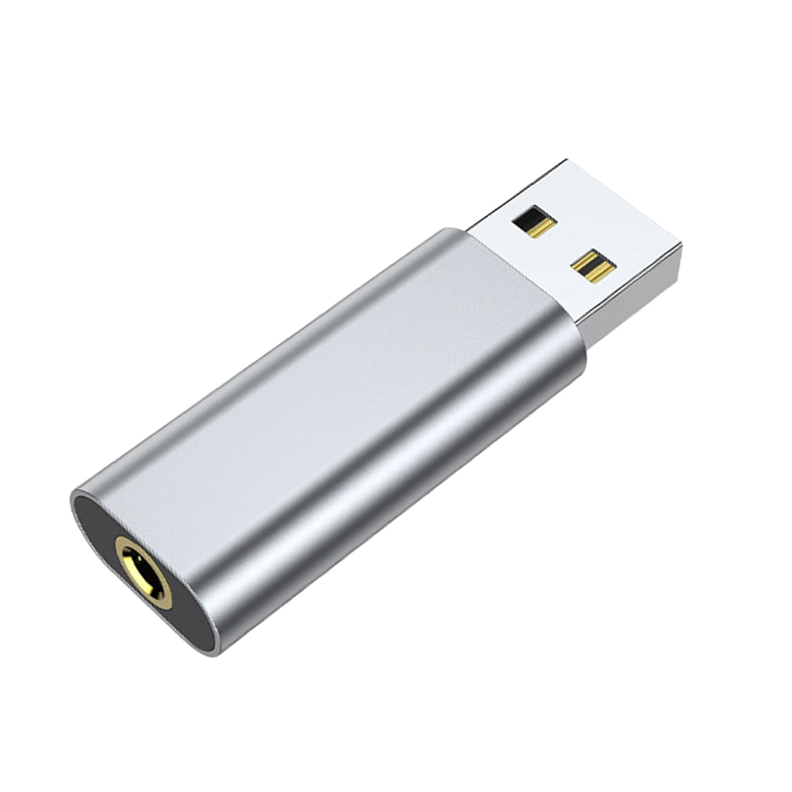Bothyi - Adaptador De Conector De Audio Usb A 3,5 Mm Tarjeta De Sonido Externa Para Auriculares Computadoras De Escritorio Pc