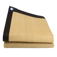 Magideal - Red De Sombra Cubierta De Planta Amarilla Lona De Malla Fácil De Instalar Con Ojales Cubierta De Sombra Para Patios Piscinas De Coches 3Mx3M