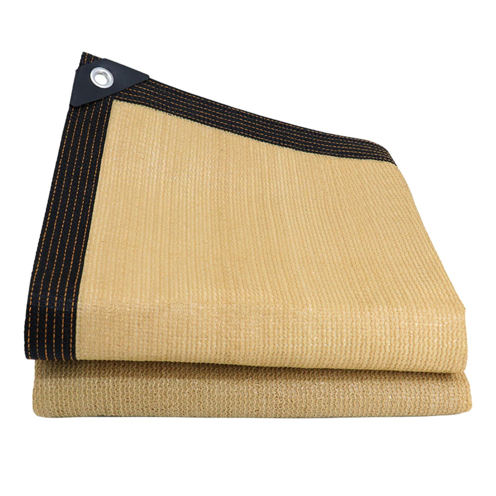 Magideal - Red De Sombra Cubierta De Planta Amarilla Lona De Malla Fácil De Instalar Con Ojales Cubierta De Sombra Para Patios Piscinas De Coches 3mx3m