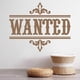 thumbnail image 2 of Decomural Wanted Sign Cowboy WS-17009, 2 of 2