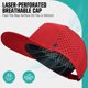 thumbnail image 2 of Gorra AOPREL de Visera Plana Ajustable Roja Resistente al Agua, 2 of 7