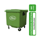 thumbnail image 1 of Contenedor Industrial 4 Ruedas 660L Verde, 1 of 3