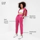 thumbnail image 2 of Pantalones Jogger GAP para Mujer, Buzo, Vino Rubí, Talla Grande, 2 of 2