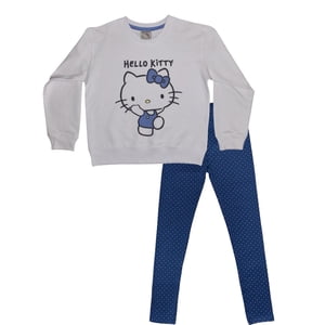 Conjunto Niña Hello Kitty Blanco 8