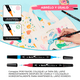 thumbnail image 3 of Arrtx Marcadores Acrílico 64 Colores Doble Punta Pincel&Fina, 3 of 6