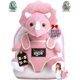 thumbnail image 1 of Mochila Naturally KIDS con forma de dinosaurio rosa con forma de triceratops, 1 of 9