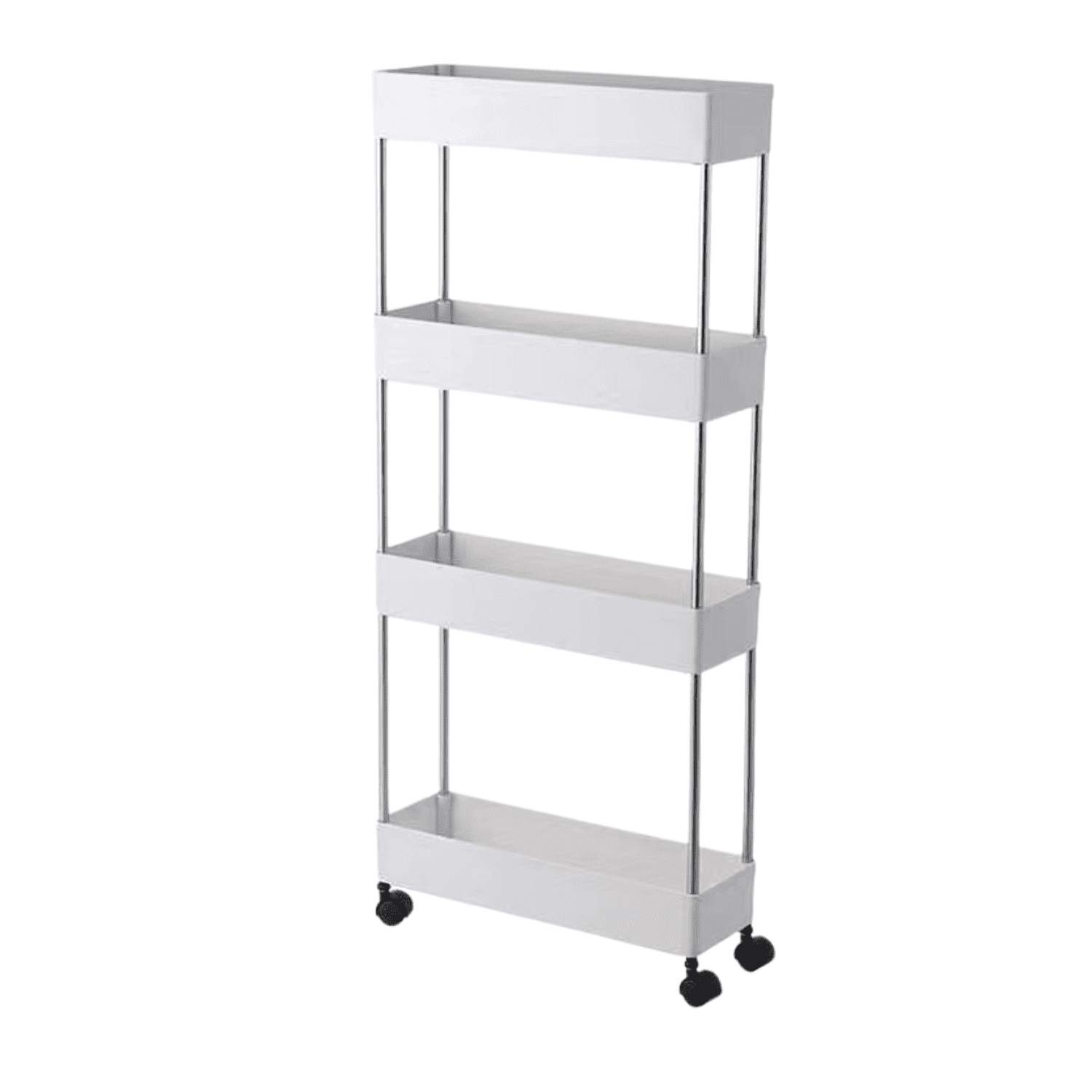 Genérico - Carrito Organizador Multifuncional Estante 4 Niveles Baño/cocina