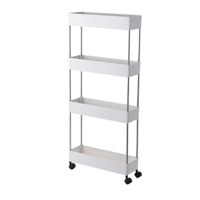 Genérico - Carrito Organizador Multifuncional Estante 4 Niveles Baño/Cocina