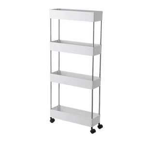 Genérico - Carrito Organizador Multifuncional Estante 4 Niveles Baño/Cocina