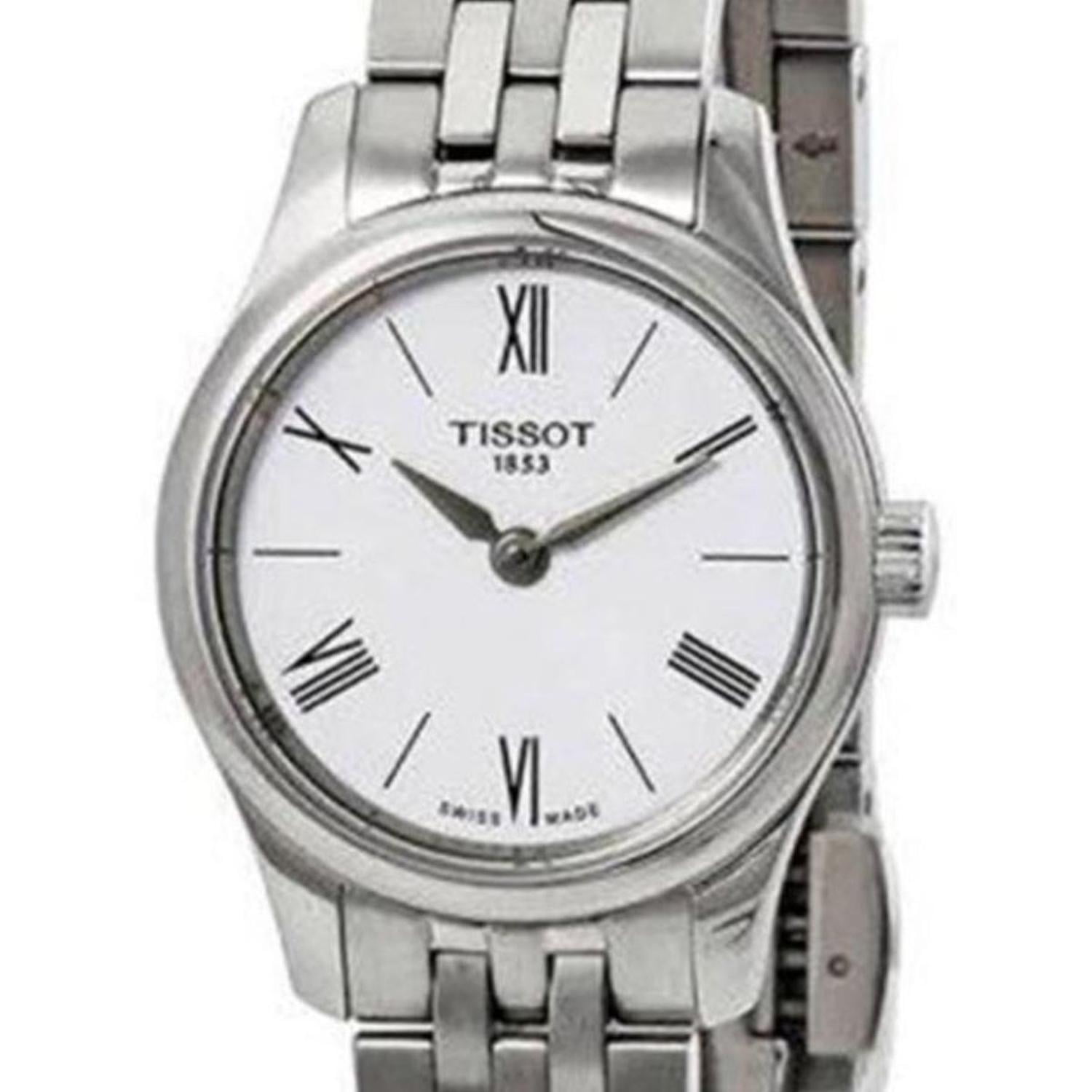 Reloj Tissot Mujer Tradition T0630091101800 Plateado 25mm