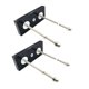 thumbnail image 2 of 1 Par De Monopatín De Montaje En Pared Para Colgar Longboard Display Garage Rack Holder, 2 of 5