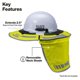 thumbnail image 2 of Sombrero de Alta Visibilidad y Resistente al Fuego para Casco KLEIN TOOLS FR, 2 of 5