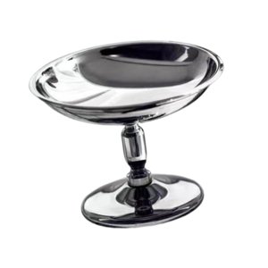 Magideal - Pequeño Tazón Para Helado, Regalo De Fiesta, Redondo, Elegante, Tazón Para Servir Postre Hecho De Acero Inoxidable Para, Frutas, Nueces, Tazón Para He